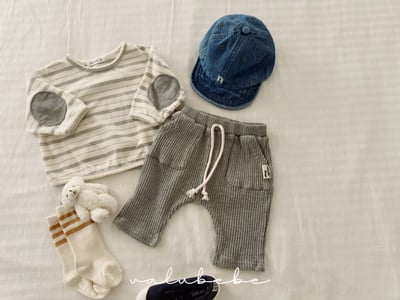 Valubebe13｜(65-80) 華夫格口袋長褲12