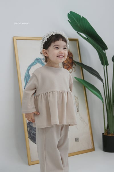 bebe nine14  (65-115) 2色經典蝴蝶結綁帶套裝11