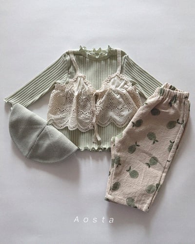 AOSTA41｜(6m-5y) 印花直筒長褲21