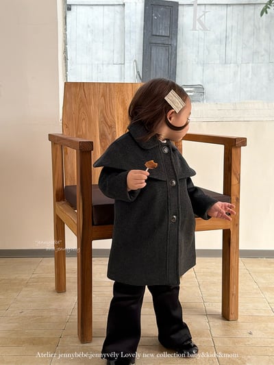 JE 423｜(80-110cm)  絨毛小喇叭長褲3