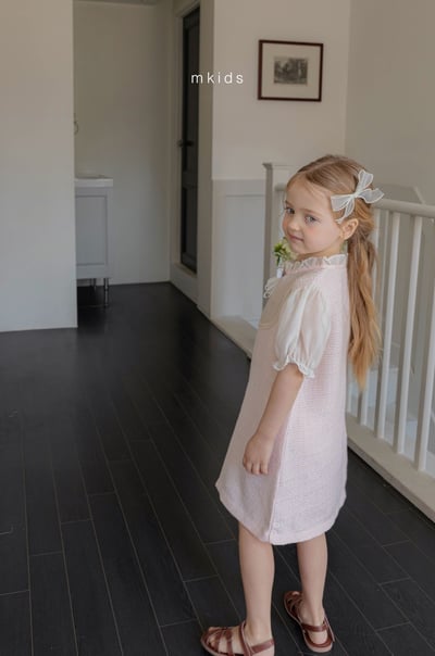 M-KIDS14｜(65-115cm) 雪紡小香風洋裝14