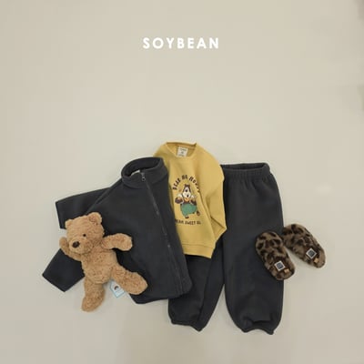 Soybean39｜(75cm-118cm) 刷毛拉鍊外套套裝5