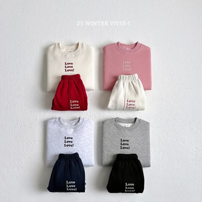 vivid99｜(78cm-125cm) 撞色摺撊休閒套裝3