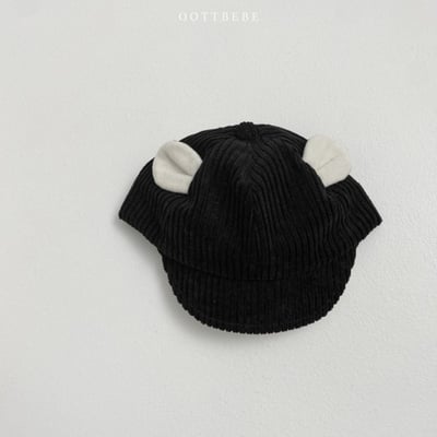 Oottbebe46｜(1-3y  Free)  燈芯絨熊耳鴨舌帽11