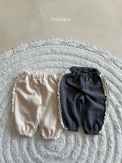 thelala40｜ (1y-6y) 蕾絲花邊休閒長褲6