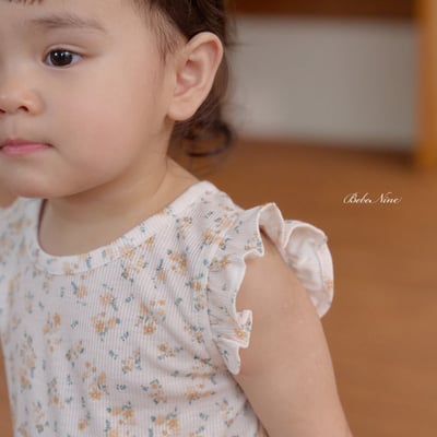 bebe nine04  (6m-24m) 2色碎花蛋糕裙包屁服10