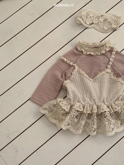 Bebe holic15｜(3m-18m) 針織蕾絲小花背心12