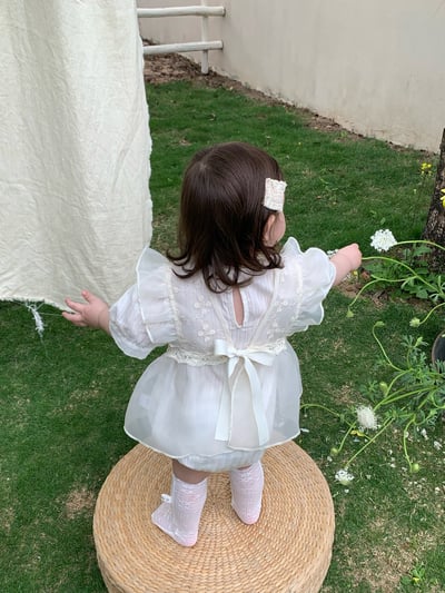 JE23｜(73-90cm) 蕾絲背心公主包屁衣套裝10