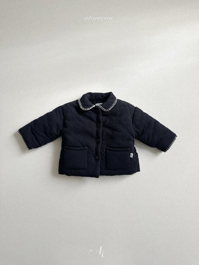 Atomeme35｜(70cm-110cm) 滾邊夾層棉厚外套14