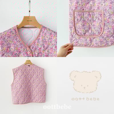 Oottbebe37｜(MoM) 	氣質小碎花背心6