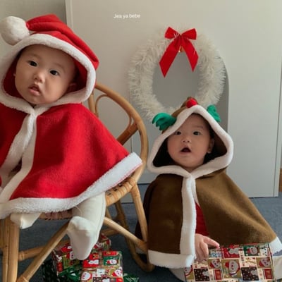 JEAYA03｜(5m-4y) 3色聖誕系列連帽斗篷18