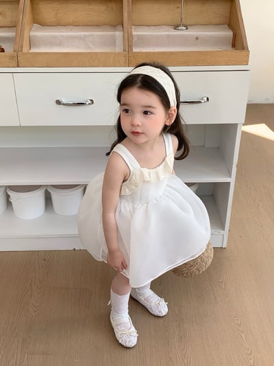 JE38｜(66-120cm) 無袖蕾絲花邊包屁衣/洋裝12