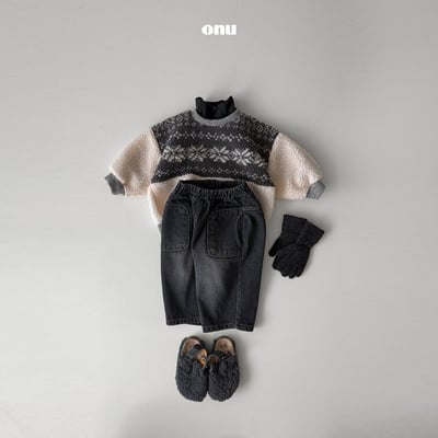 onu 29｜(70cm-115cm) 北歐印花刷毛上衣14