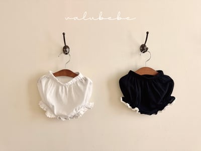 Valubebe 36｜(65-80cm) 壓花蕾絲燈籠褲5