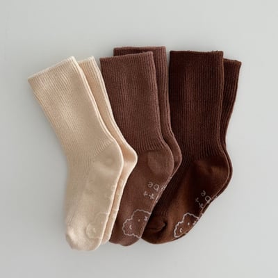 Oottbebe27｜(1y-7y) 	彩虹襪三入組合5