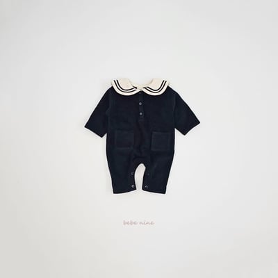 bebe nine13 (55cm-75cm) 2色水手領連身衣16