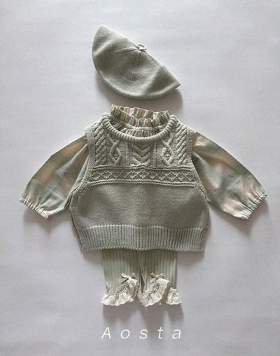 AOSTA05｜(6m-5y) 春季貝雷帽13