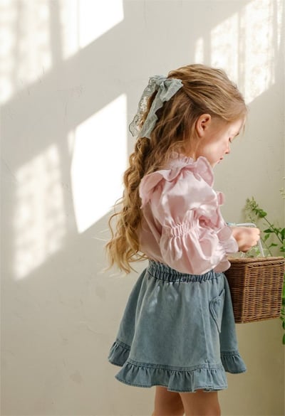 FLO06｜(free) 3色蕾絲滾邊蝴蝶結髮夾9