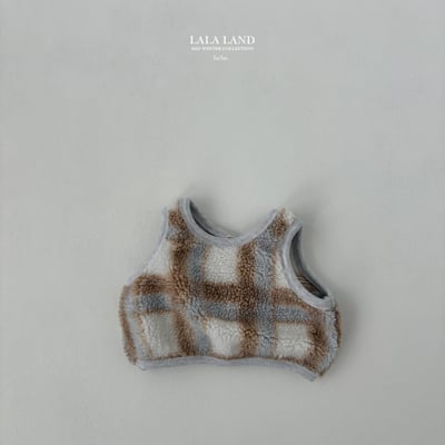 lala land18｜(60cm-83cm) 2色印花刷毛背心19