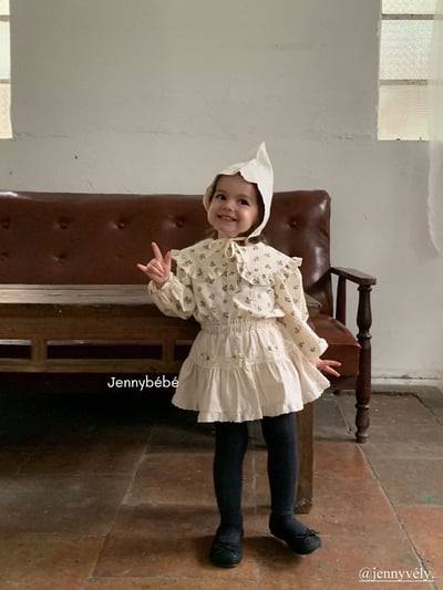 JE473｜(73-100cm) 玫瑰花蕾絲邊包屁裙15