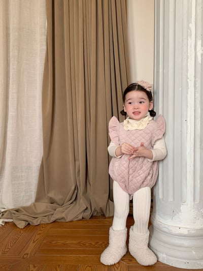 JE417｜(66cm-110cm) 夾棉背心連身裙/包屁衣/高領上衣18