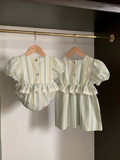 JE24｜(66-120cm) 森林條紋包屁衣/洋裝21