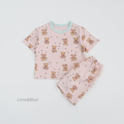 LIME&BLUE31｜(55-118cm MOM-DAD)  星星熊親子套裝7
