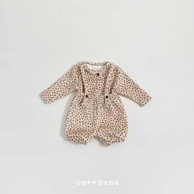 Oottbebe05｜(0m-12m) 波點/豹紋上衣吊帶褲套裝14