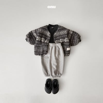 onu 25｜(70cm-115cm) 經典素面縮口褲10