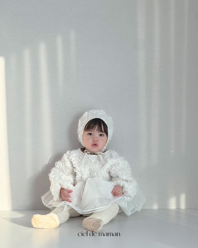 Cieldemaman20｜(3M~15M)  氣質雲朵洋裝含帽子17