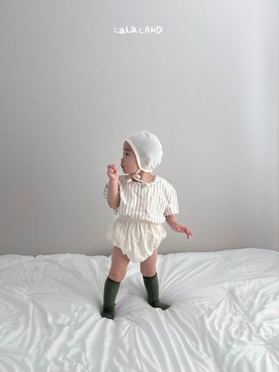 lala land16｜(3m-18m) 2色素面迷你燈籠褲10