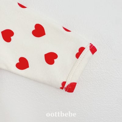 Oottbebe41｜(0m-12m) 甜美愛心連身包屁褲(含帽子)13