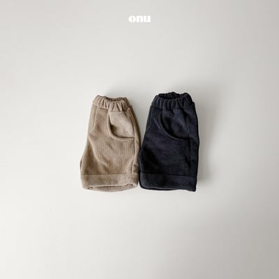 onu 27｜(70cm-115cm) 簡約燈芯絨短褲9