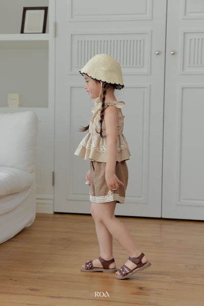 ROA16｜(6m-18m) 2色蕾絲荷葉波浪擺背心19