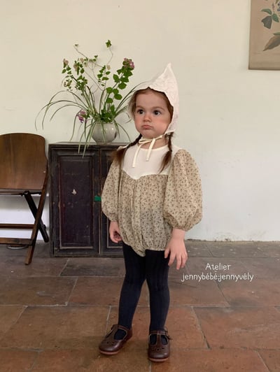 JE555｜(66-90cm) 田園碎花包屁衣10