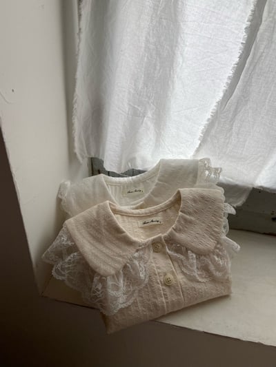 Anne Shirley05｜(1y-5y) 2色蕾絲花邊襯衫13