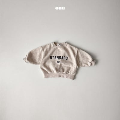 onu 38｜(70cm-115cm) 簡約英字休閒上衣3