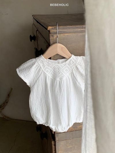 Bebe holic22｜(3m-18m) 編織領連身服14