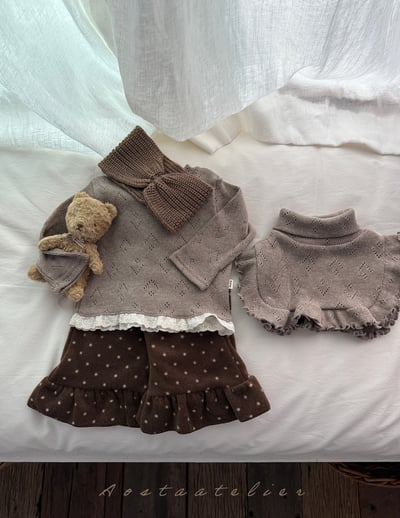 AOSTA02｜(0y-5y) 針織紐結髮帶17