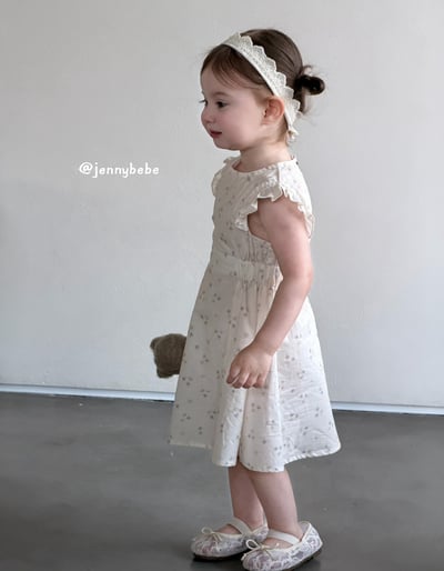 JE731｜(80-120cm) 小碎花背心洋裝9