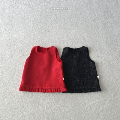 Lindo23｜(3m-18m) 小香風荷葉洋裝+天使斗篷10