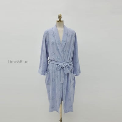 LIME&BLUE25｜(90-112cm MOM)  小熊親子綁帶睡袍3