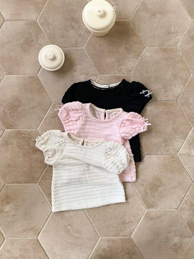 Bebe holic42｜(3m-18m) 公主泡泡袖上衣1