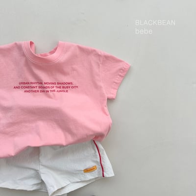 BEAN25｜(65-120cm MOM) 都市節奏字母上衣6