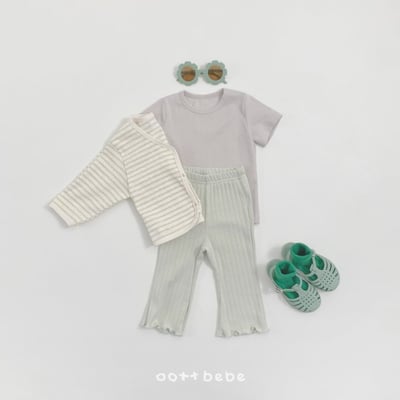 Oottbebe16｜(1y-7y )  春款彈力條紋褲10