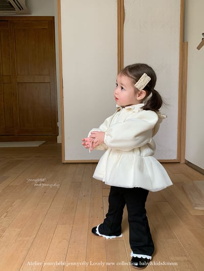 JE 644｜(80-110cm)  荷葉邊拉鍊外套18