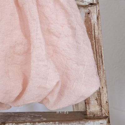 M-KIDS09｜(65-115cm) 珍珠蝴蝶結氣球洋裝14