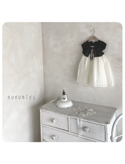 NUNU BIEL12｜(75-115cm) 鏤空荷葉小外套5