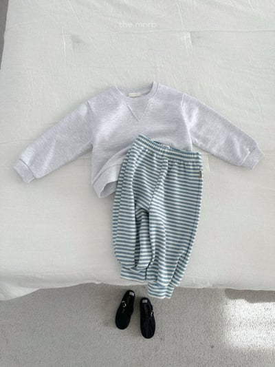 MiniRobe32｜(70-110) 條紋休閒束口褲17