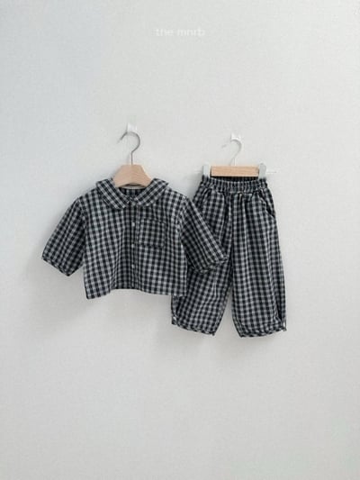 MiniRobe22｜(70-110) 棉質開扣印花長褲5